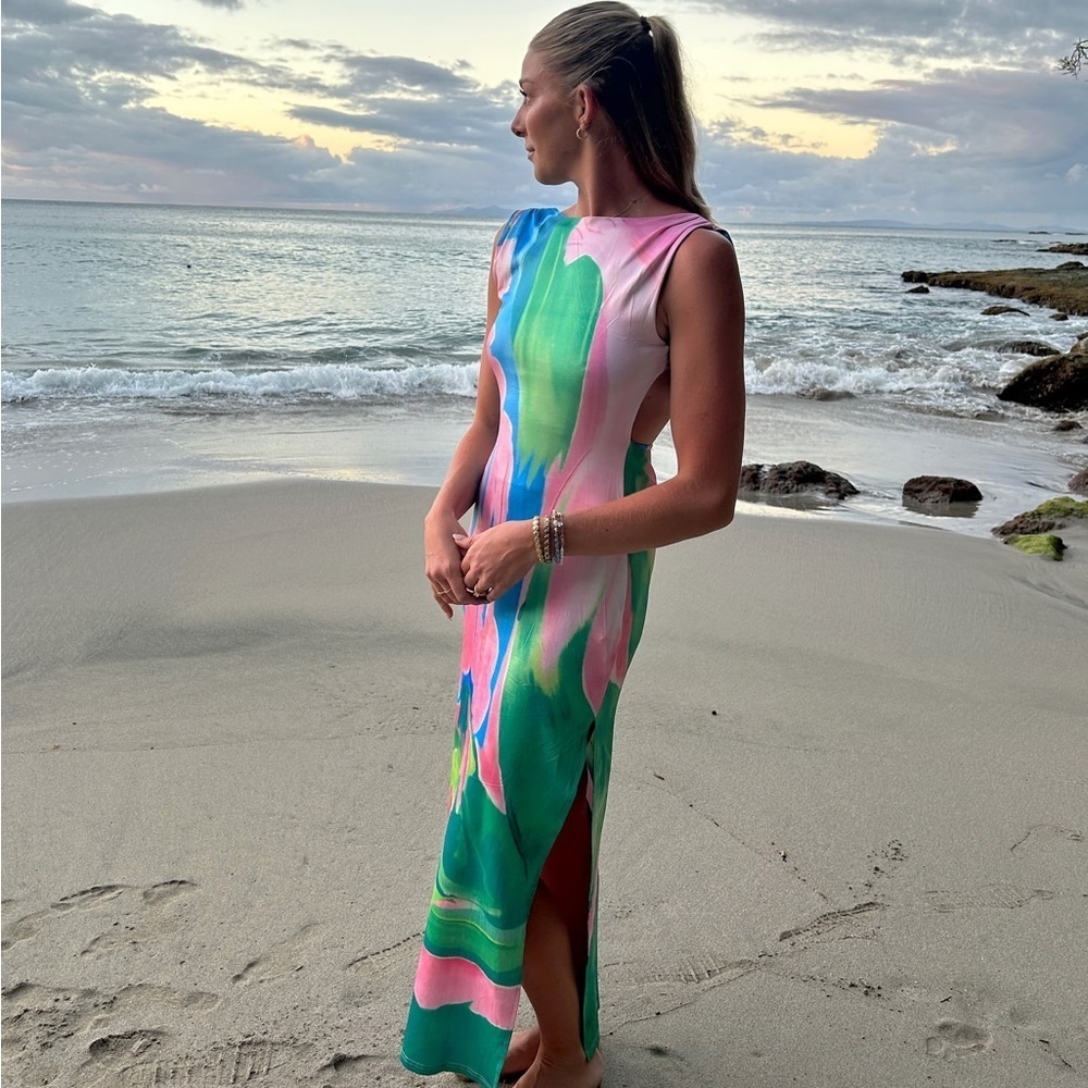 Commense Vibrant Multicolor Dress - Picture 2 of 11